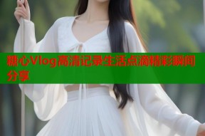 糖心Vlog高清记录生活点滴精彩瞬间分享
