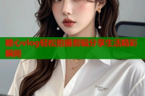 糖心vlog轻松拍摄剪辑分享生活精彩瞬间
