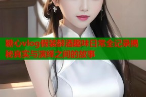 糖心vlog假装醉酒趣味日常全记录揭秘真实与演绎之间的故事