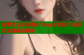甜蜜生活记录糖心Vlog女演员CC的日常点滴精彩瞬间