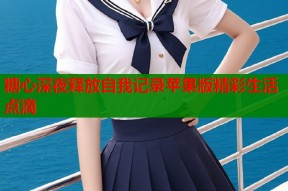 糖心深夜释放自我记录苹果版精彩生活点滴