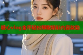 糖心vlog金币轻松赚取精彩内容奖励