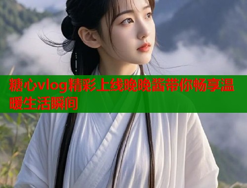 糖心vlog精彩上线晚晚酱带你畅享温暖生活瞬间  第1张