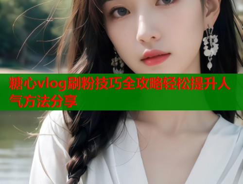 糖心vlog刷粉技巧全攻略轻松提升人气方法分享  第2张