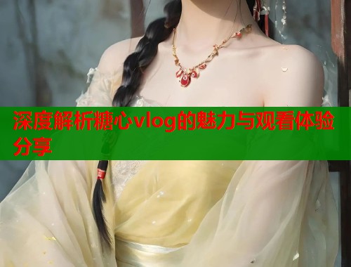深度解析糖心vlog的魅力与观看体验分享  第1张