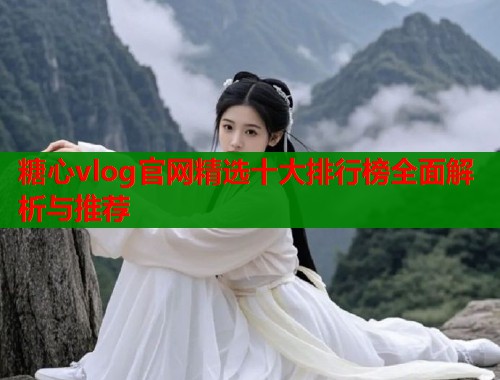 糖心vlog官网精选十大排行榜全面解析与推荐  第1张